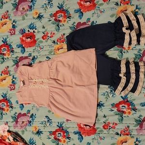 GIRLS TANK & CAPRI SET